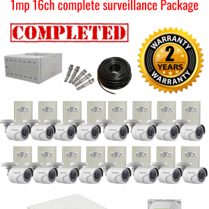 Hikvision CCTV 1MP Turbo HD Outdoor 16 Camera Surveillance Package (2 Years Warranty)