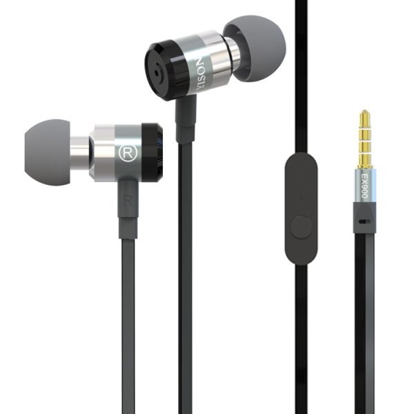 YISON EX900 Super Bass Headset Wired Earphone (Black)